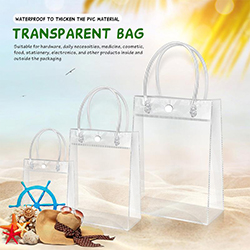 حقيبة يد شفافة بحجم مخصص من PVC Beach
