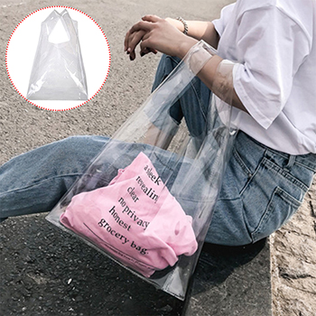 حقيبة حمل كاجوال من PVC للنساء